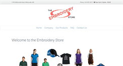 Desktop Screenshot of mdembroiderystore.com